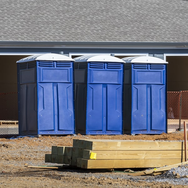 is there a specific order in which to place multiple porta potties in Fields Creek Missouri